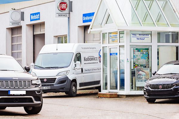 Gebrauchtwagenverkauf von FIAT Fahrzeugen im Autohaus Kubowicz in Bergen auf Rügen